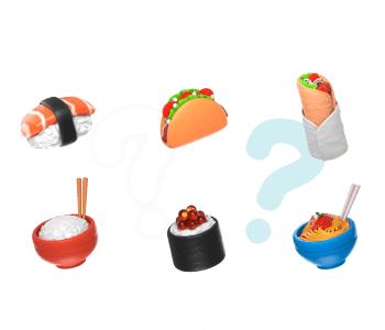 一眼看懂 你的餐點